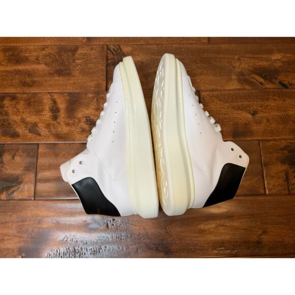Alexander McQueen White Leather Oversized Platform High Top Sneaker Size 11 | 45 - Picture 8 of 9